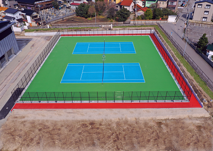 泉中学校テニスコート整備工事